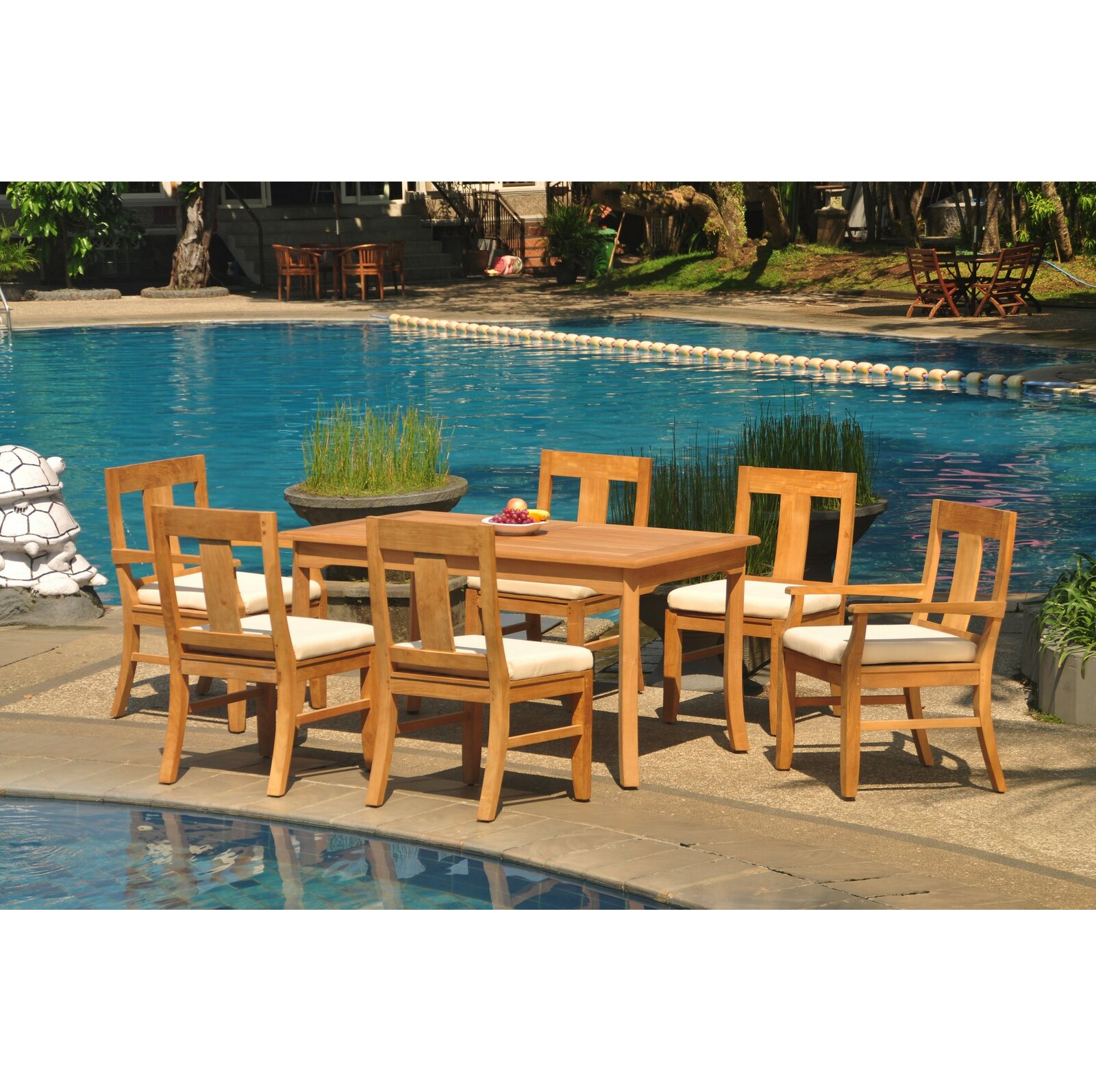 Rosecliff Heights Kevon Rectangular 6 - Person Outdoor Dining Set